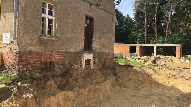 Gotowe fundamenty Hospicjum Królowej Apostołów w Tanowie