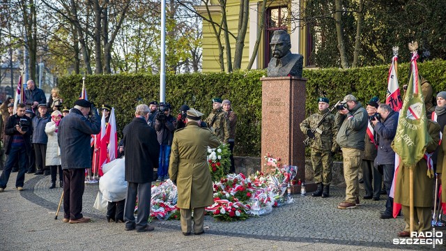 Szczecin upamiętnił 98. rocznicę odzyskania przez Polskę niepodległości [WIDEO, ZDJĘCIA]