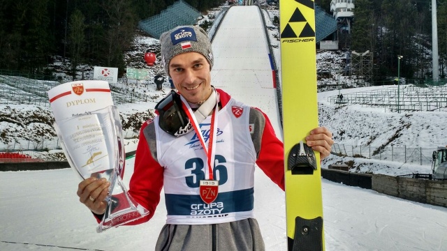 Piotr Żyła w pierwszej serii oddał skok na odległość 127,5 m, a w finałowej - 135,5 m.