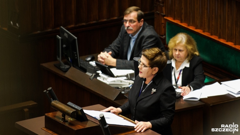 Premier Beata Szydło. Fot. Konrad Nowak [Radio Szczecin/Archiwum]