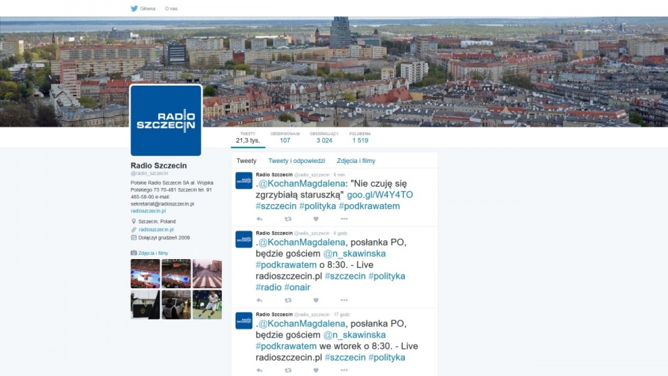 Fot. www.twitter.com/radio_szczecin