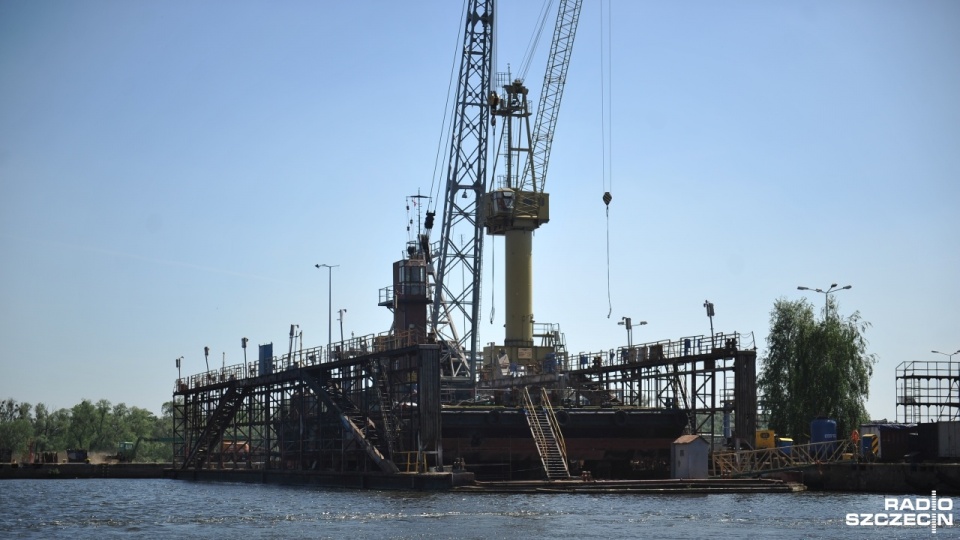 Stocznia Remontowa Gryfia w Szczecinie. Zarząd zapewnia, że sytuacja finansowa firmy jest stabilna. Fot. Łukasz Szełemej [Radio Szczecin/Archiwum]