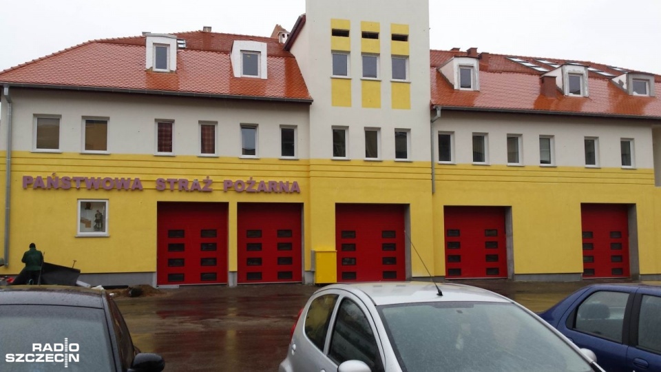 Komenda straży pożarnej w Choszcznie. Fot. Łukasz Rabikowski [Radio Szczecin]