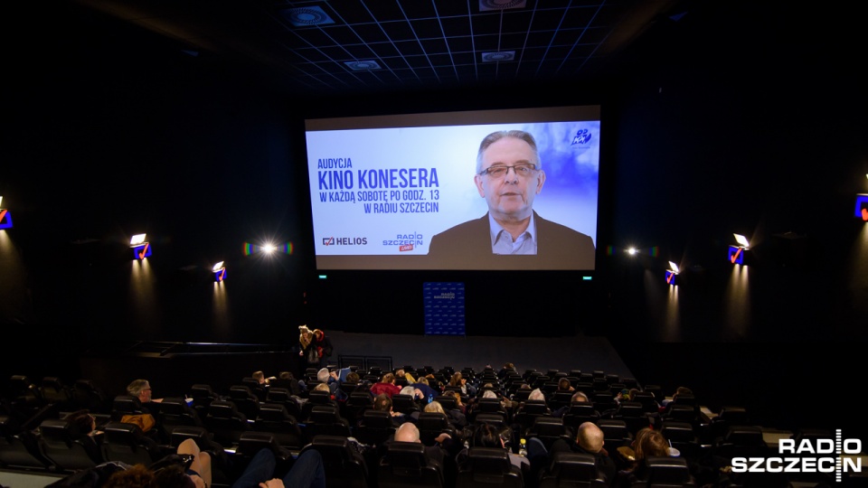 "Koneserzy Kina" po pierwszym seansie z Radiem Szczecin. Fot. Konrad Nowak [Radio Szczecin]
