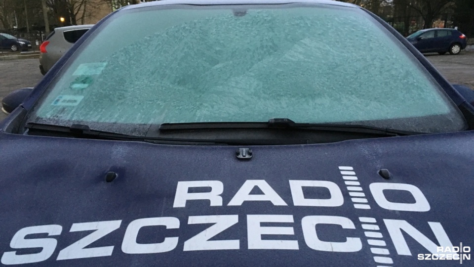 Temperatura spadła poniżej zera. Fot. Michał Król [Radio Szczecin]