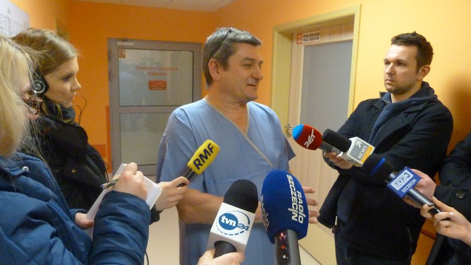 Tadeusz Sokala, chirurg dziecięcy Centrum Leczenia Poparzeń szpitala "Zdroje". Fot. Monika Bielik [Radio Szczecin]
