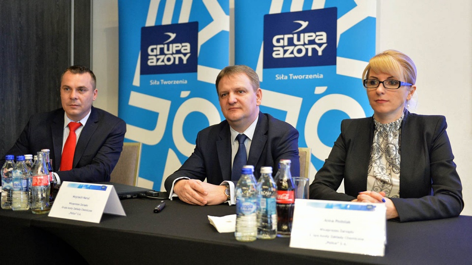 Rafał Kuźmiczonek (z lewej) i Wojciech Naruć podczas konferencji prasowej. Fot. Łukasz Szełemej [Radio Szczecin]