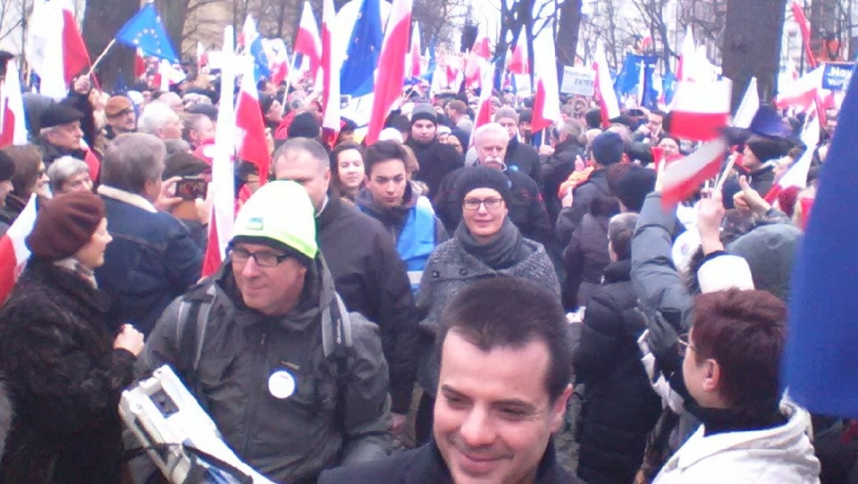 Sobotnia manifestacja w Warszawie. Fot. Piotr Misiło