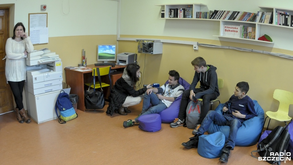 Pokój ciszy w Gimnazjum nr 20 w Szczecinie. Fot. Jarosław Gaszyński [Radio Szczecin]