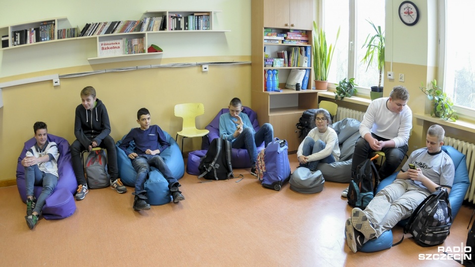 Pokój ciszy w Gimnazjum nr 20 w Szczecinie. Fot. Jarosław Gaszyński [Radio Szczecin]