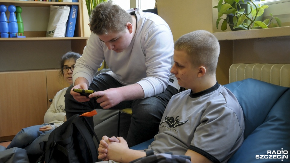 Pokój ciszy w Gimnazjum nr 20 w Szczecinie. Fot. Jarosław Gaszyński [Radio Szczecin]