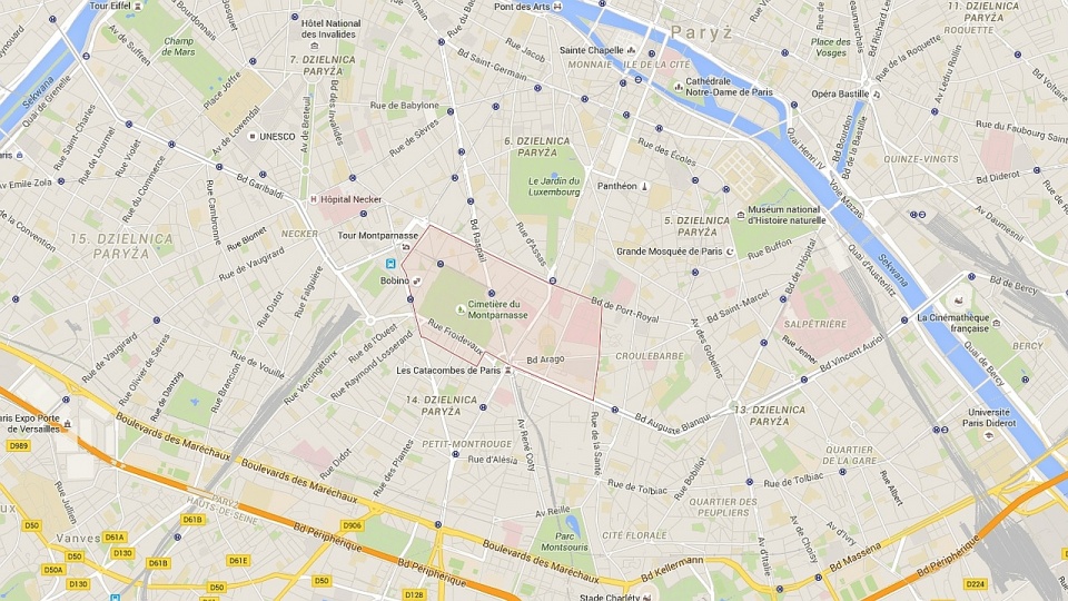 Eksplozja i przynajmniej pięć osób rannych w Paryżu. W południe doszło do wybuchu gazu w dzielnicy Montparnasse. Fot. www.google.pl