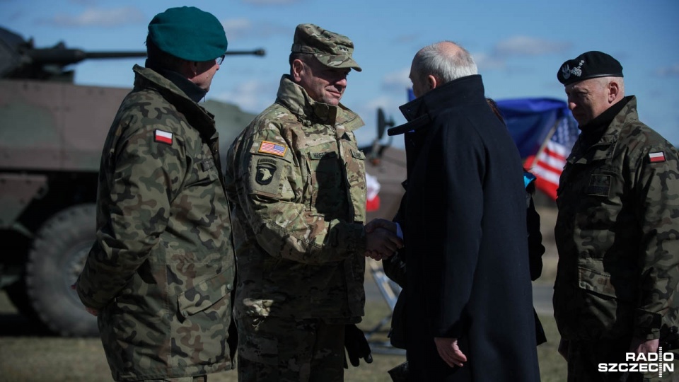 Anakonda 16 to ćwiczenia kompletne - mówił na poligonie w Drawsku Pomorskim dowódca sił lądowych USA w Europie. Fot. Konrad Nowak [Radio Szczecin]