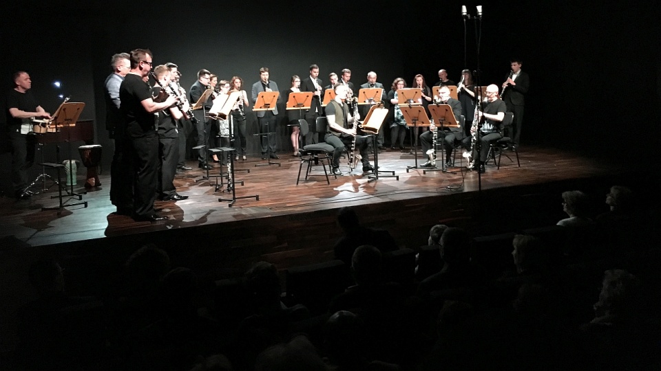 30 klarnecistów z najwyższej polskiej półki zagrało "Libertango" Astora Piazzolli. Fot. Małgorzata Frymus [Radio Szczecin]