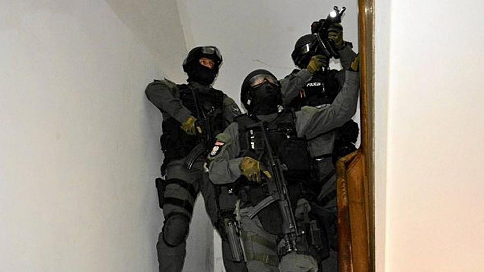 Antyterroryści zatrzymali porywaczy w Mierzynie. Fot. Materiały Policji [Archiwum]