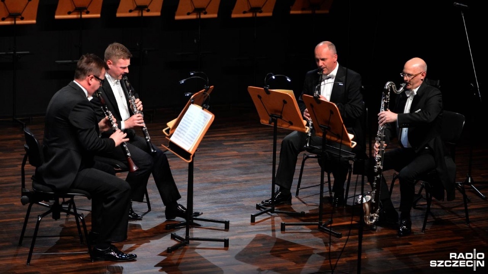 30 klarnecistów z najwyższej polskiej półki zagrało "Libertango" Astora Piazzolli. Fot. Łukasz Szełemej [Radio Szczecin]