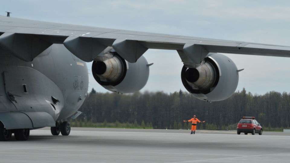 Boeing C-17 Globemaster. Fot. Lotnisko w Goleniowie