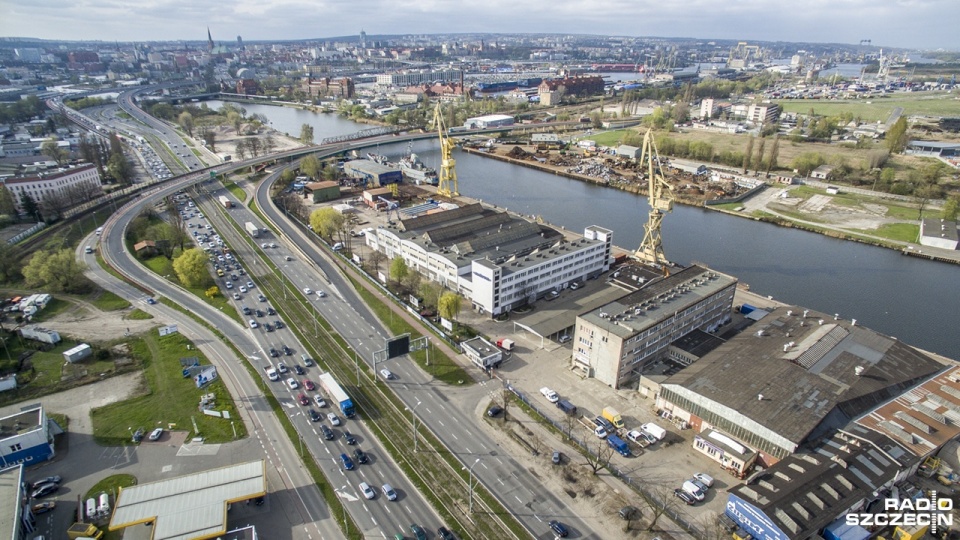 Korek na ulicy Gdańskiej. Fot. Radio Szczecin
