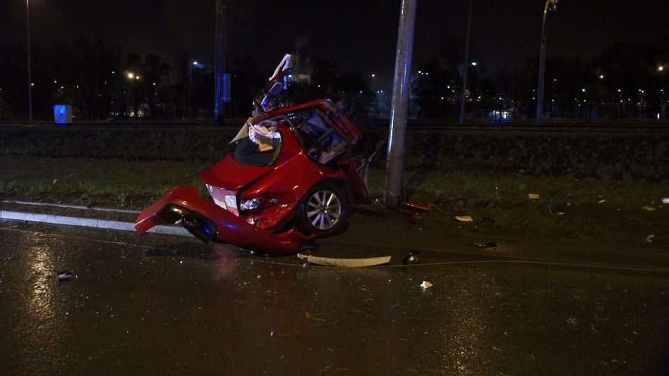 Tragiczny wypadek na Moście Pionierów w Szczecinie. Fot. Tomasz Gontarz