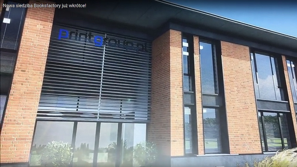 Projekt nowej siedziby Booksfactory. Fot. youtube.com