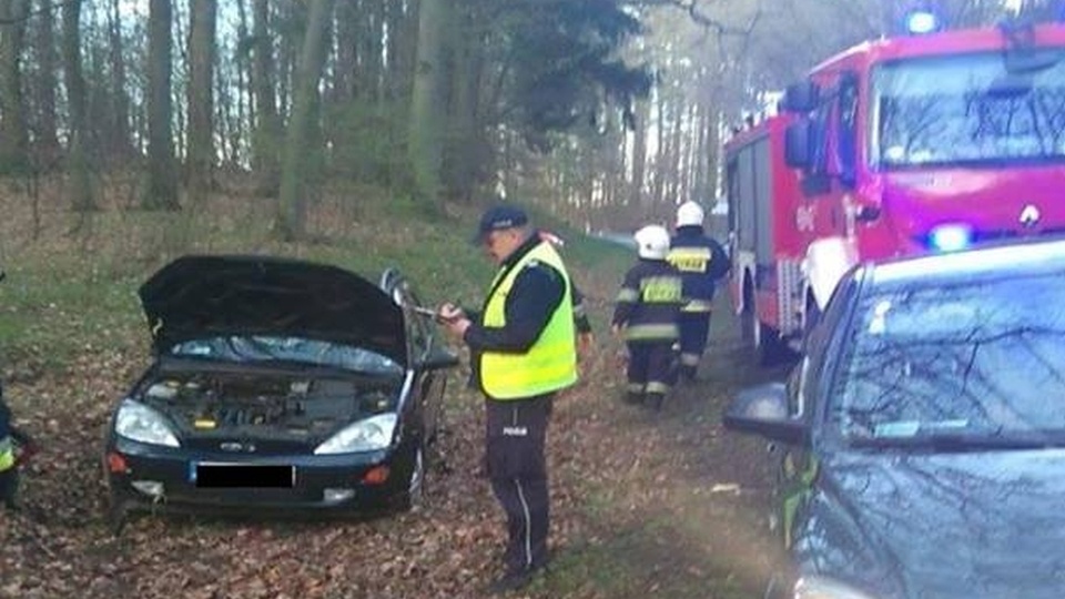 Poszkodowana została przetransportowana do szpitala. Fot. OPS Węgorzyno