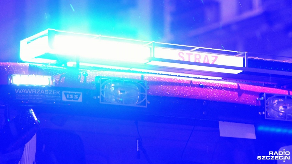 Strażacy otrzymali sygnał o pojawieniu się ognia ok. godz. 1.30 we wtorek. Fot. Łukasz Szełemej [Radio Szczecin/Archiwum]
