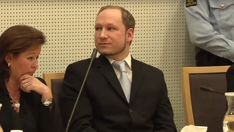 Anders Breivik. Fot. youtube.com