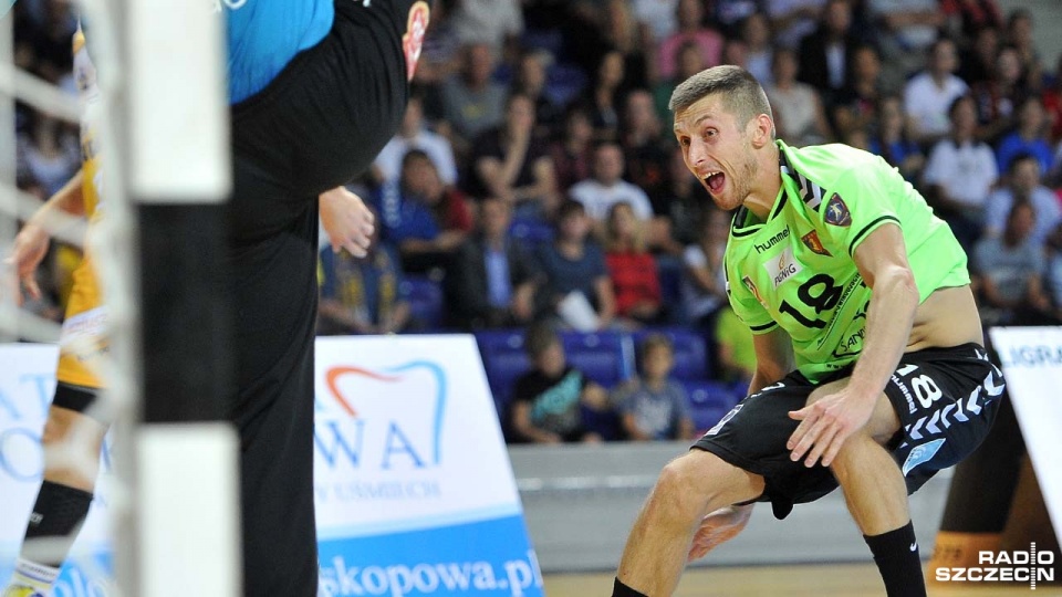 Wojciech Jedziniak z Pogoni Handball Szczecin. Fot. Łukasz Szełemej [Radio Szczecin/Archiwum]