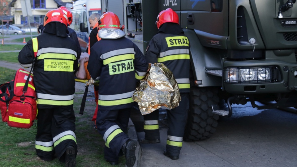 Pożar w mieszkaniu przy ulicy Grunwaldzkiej w Świnoujściu. Fot. Sławomir Ryfczyński / iswinoujscie.pl