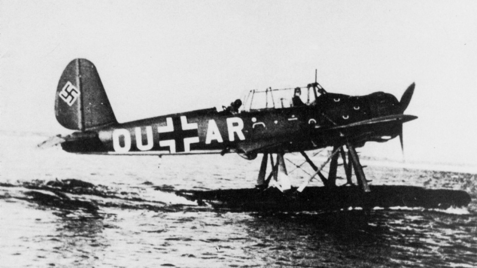 Arado Ar 196 to niemiecki wodnosamolot rozpoznawczy z okresu II wojny światowej. Fot. www.wikipedia.org