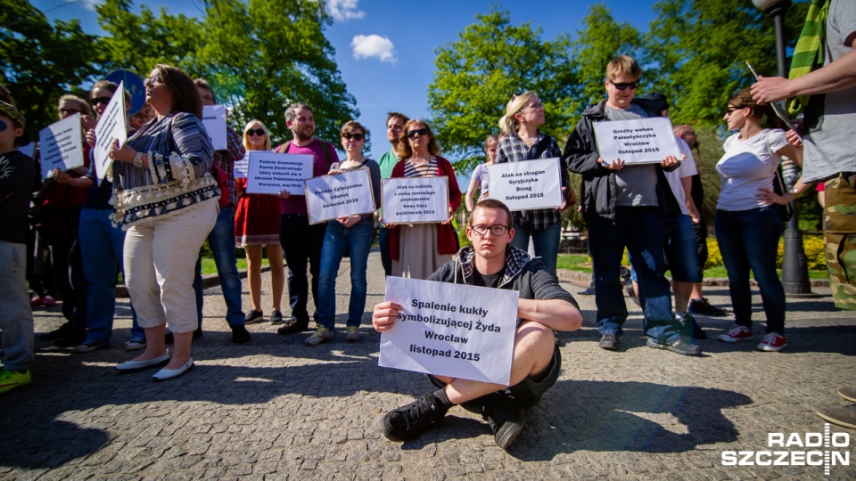 Manifestacja "Solidarnie przeciwko rasizmowi". Fot. Konrad Nowak [Radio Szczecin]