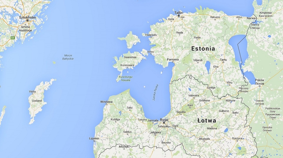 Angielskie samoloty wystartowały z bazy w Estonii po tym, jak ogłoszono alarm. Fot. www.google.pl/maps