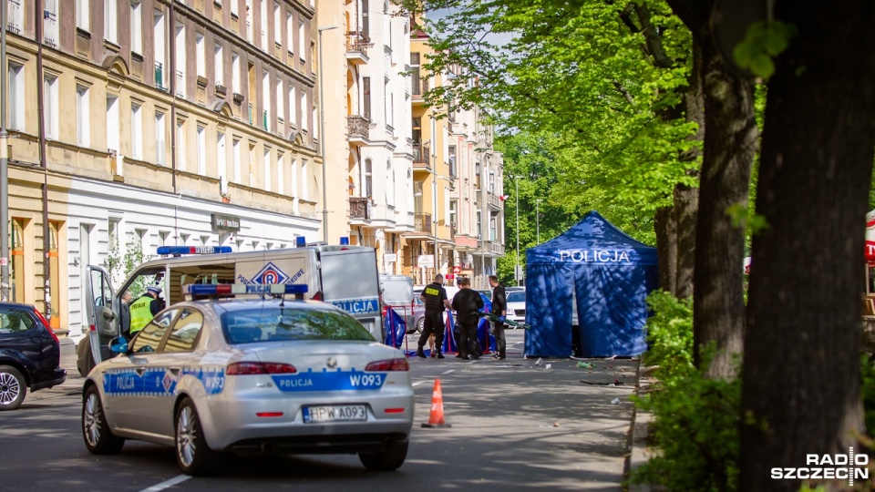 83-letnia kobieta zginęła pod kołami samochodu w centrum Szczecina. Fot. Konrad Nowak [Radio Szczeci]