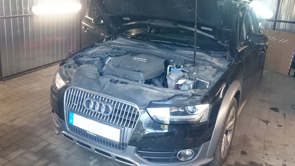 Zachodniopomorscy policjanci odzyskali warte 120 tys. zł audi skradzione na terenie Niemiec. Fot. KWP w Szczecinie