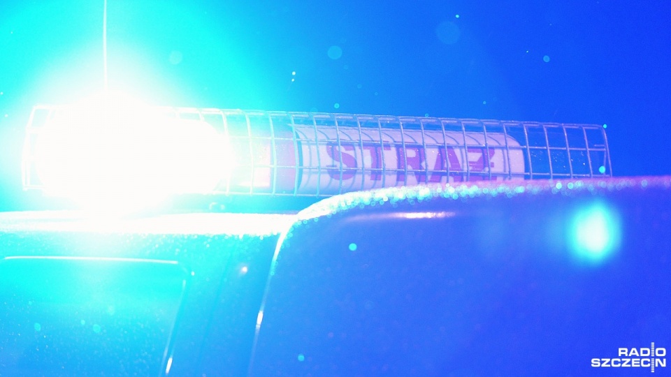 Informację o pojawieniu się ognia funkcjonariusze otrzymali przed godz. 3 w środę. Fot. Łukasz Szełemej [Radio Szczecin/Archiwum]