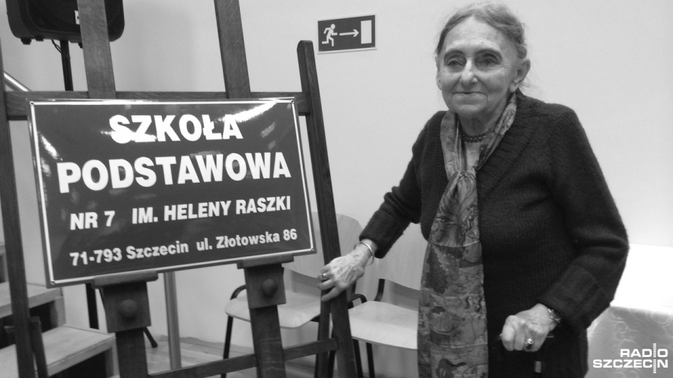 W ubiegłym roku Helena Raszka została patronką SP nr 7 w Szczecinie. Fot. Andrzej Kutys [Radio Szczecin/Archiwum]