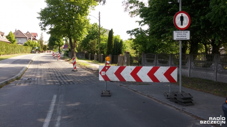 Rusza przebudowa ulicy Szybowcowej. Fot. Marek Borowiec [Radio Szczecin]