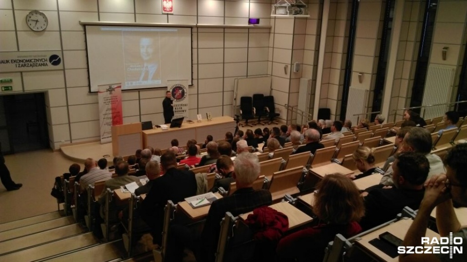 Profesor Chodakiewicz specjalizuje się m.in. w badaniu stosunków polsko-żydowskich. Fot. Dawid Siwek [Radio Szczecin]