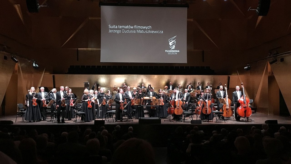 Muzyka filmowa Jerzego Matuszkiewicza w Filharmonii Szczecin. Fot. Małgorzata Frymus [Radio Szczecin]