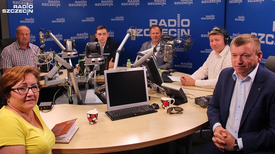 Kawiarenka polityczna w Radiu Szczecin. Fot. Piotr Kołodziejski [Radio Szczecin]