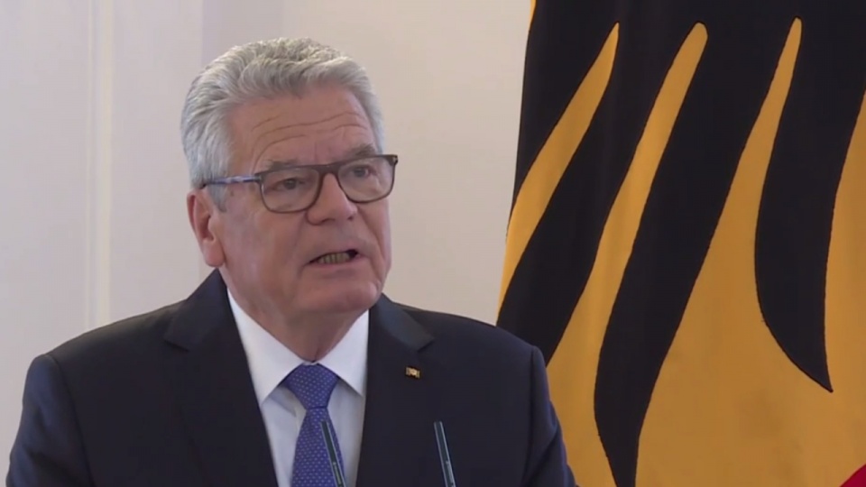 Joachim Gauck, prezydent Niemiec. Fot. www.youtube.com/RuptlyTV