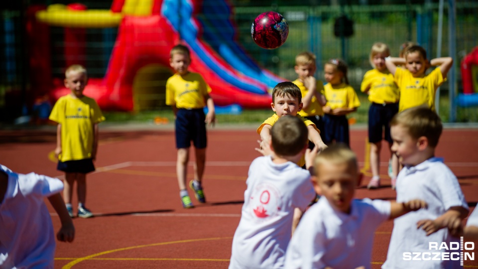 Sportowy dzień przedszkolaków z regionu. Fot. Konrad Nowak [Radio Szczecin]