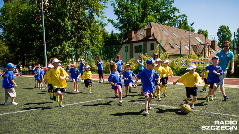 Sportowy dzień przedszkolaków z regionu. Fot. Konrad Nowak [Radio Szczecin]