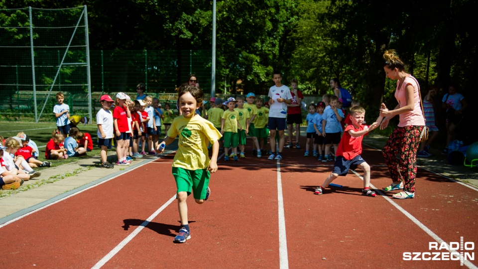 Sportowy dzień przedszkolaków z regionu. Fot. Konrad Nowak [Radio Szczecin]
