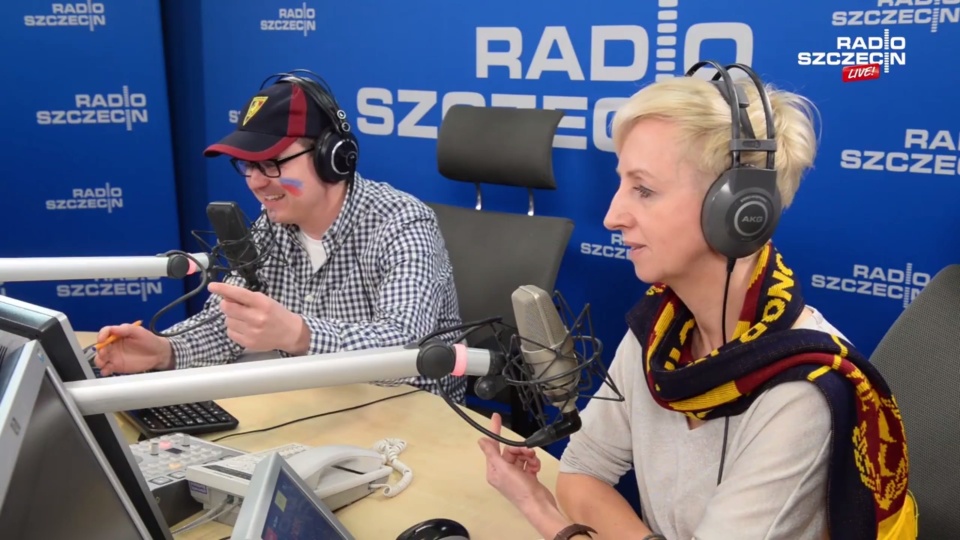 Grzegorz Lament i Kamila Olkusz. Fot. Radio Szczecin