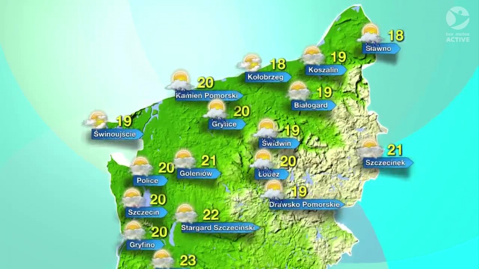 Pogoda na niedzielę. Fot. TVN Meteo Active/x-news