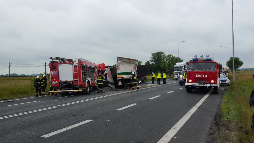 Śmiertelny wypadek na drodze S3 koło Wolina. Fot. Andrzej Ryfczyński/ikamien.pl