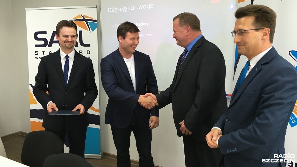 W siedzibie Stargardzkiej Agencji Rozwoju Lokalnego odbyło się w środę podpisanie listów intencyjnych w sprawie współpracy z powiatem i gminą. Fot. Wojciech Zagaj [Radio Szczecin]