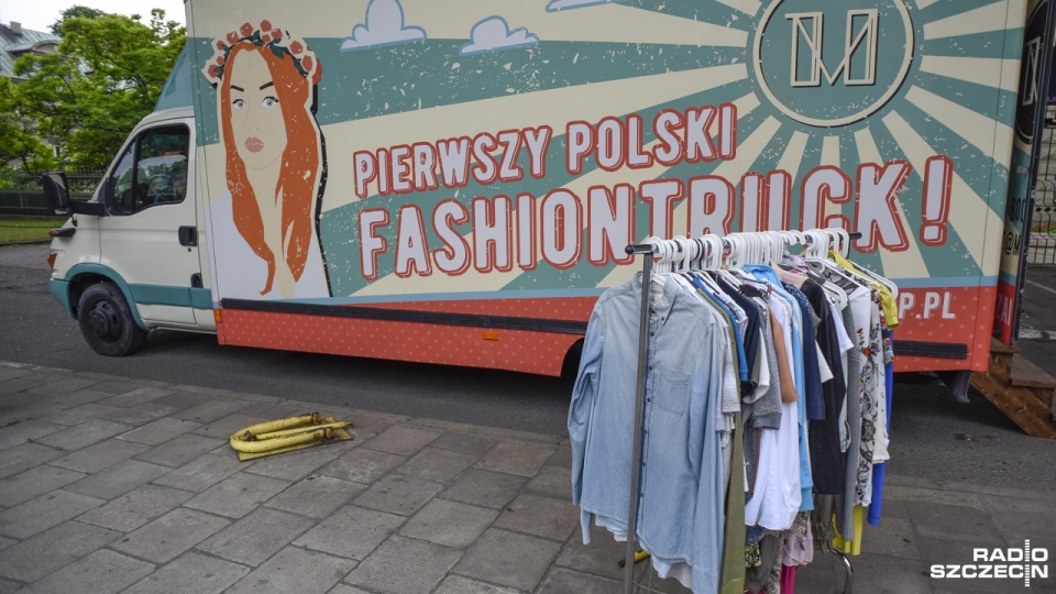 Fashion truck to pomysł Kasi i Tomka. Fot. Jarosław Gaszyński [Radio Szczecin]