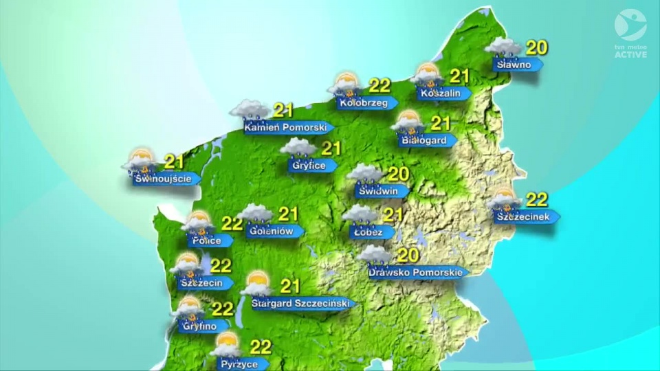W sobotę termometry w regionie będą wskazywać od 20 do 22 stopni Celsjusza. Fot. TVN Meteo Active/x-news